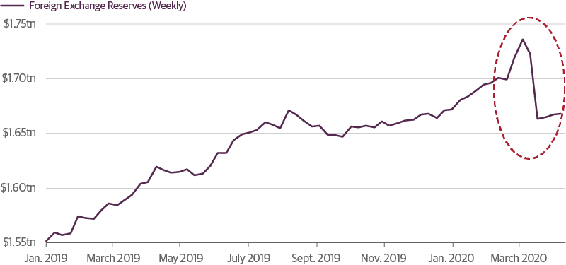 Emerging Market Foreign Exchange Reserves at Risk